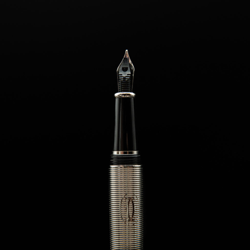 Cartier Diabolo de Cartier "Happy Birthday" Palladium-Plated Fountain Pen