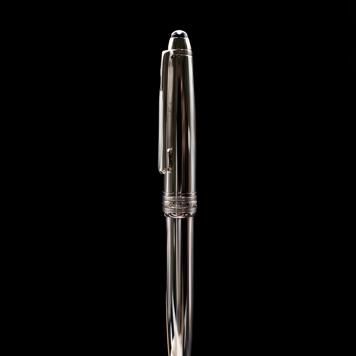 Montblanc Meisterstück Solitaire Stainless Steel Classique Ballpoint Pen (Ref. 23164) from Early 2000's