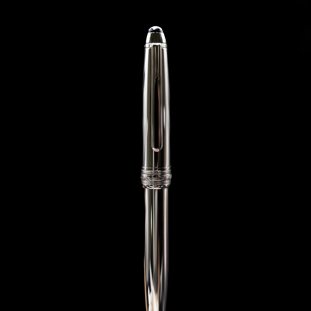 Montblanc Meisterstück Solitaire Stainless Steel Classique Ballpoint Pen (Ref. 23164) from Early 2000's