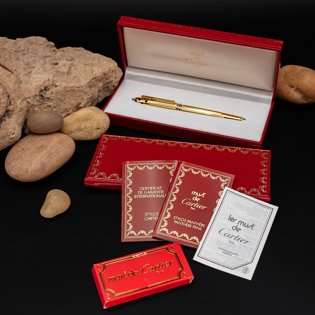 Cartier Panthère de Cartier Gold-Plated Fountain Pen (Ref. ST140009) from 1990