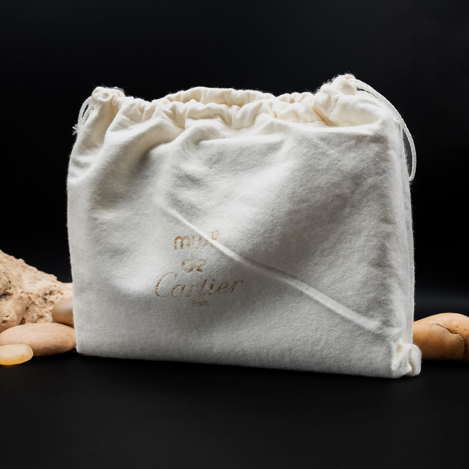 Cartier Must de Cartier Bordeaux Leather Clutch Bag from the 1990's