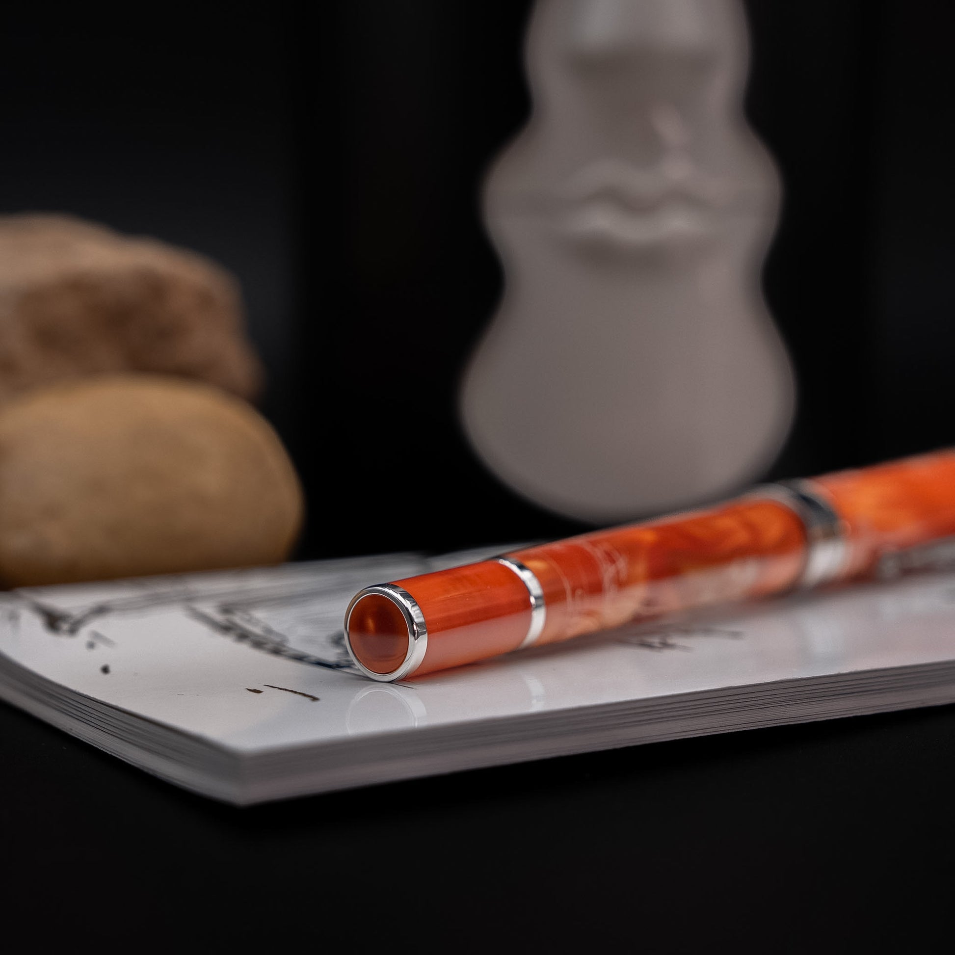 Montegrappa The Secret Life of Salvador Dalí Limited Edition Rollerball Pen in Peach Resin (054/270)