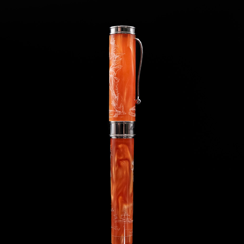Montegrappa The Secret Life of Salvador Dalí Limited Edition Rollerball Pen in Peach Resin (054/270)