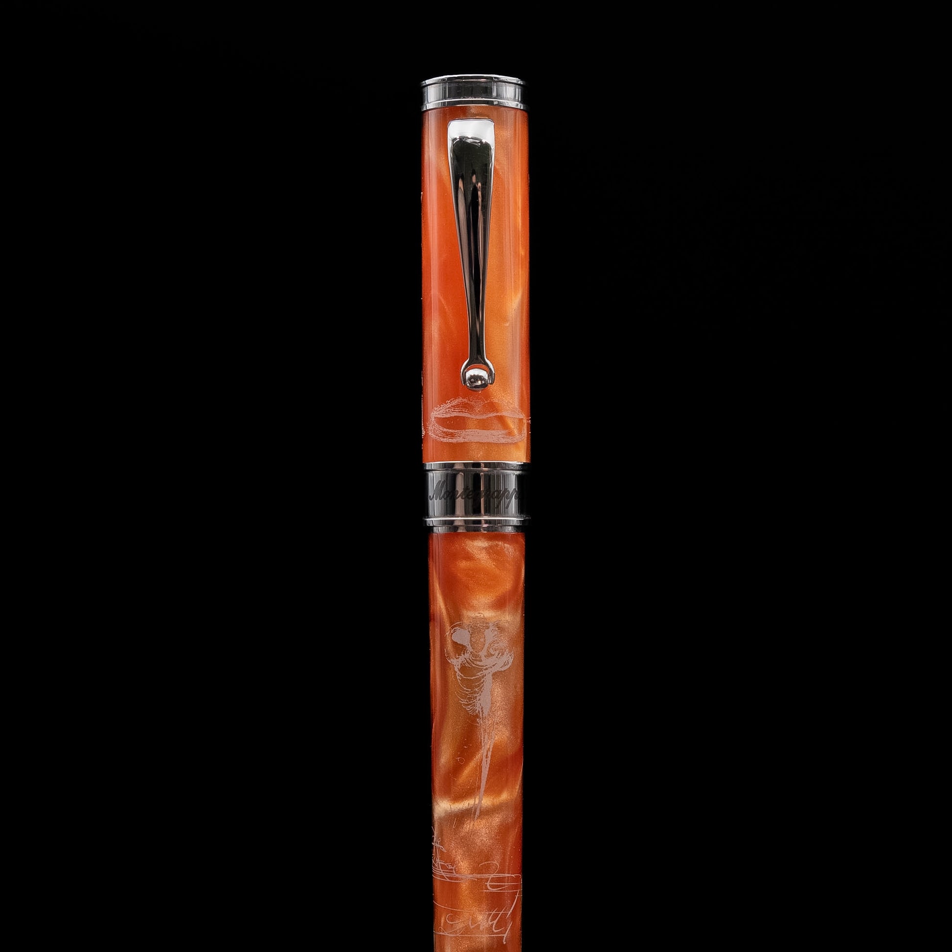 Montegrappa The Secret Life of Salvador Dalí Limited Edition Rollerball Pen in Peach Resin (054/270)