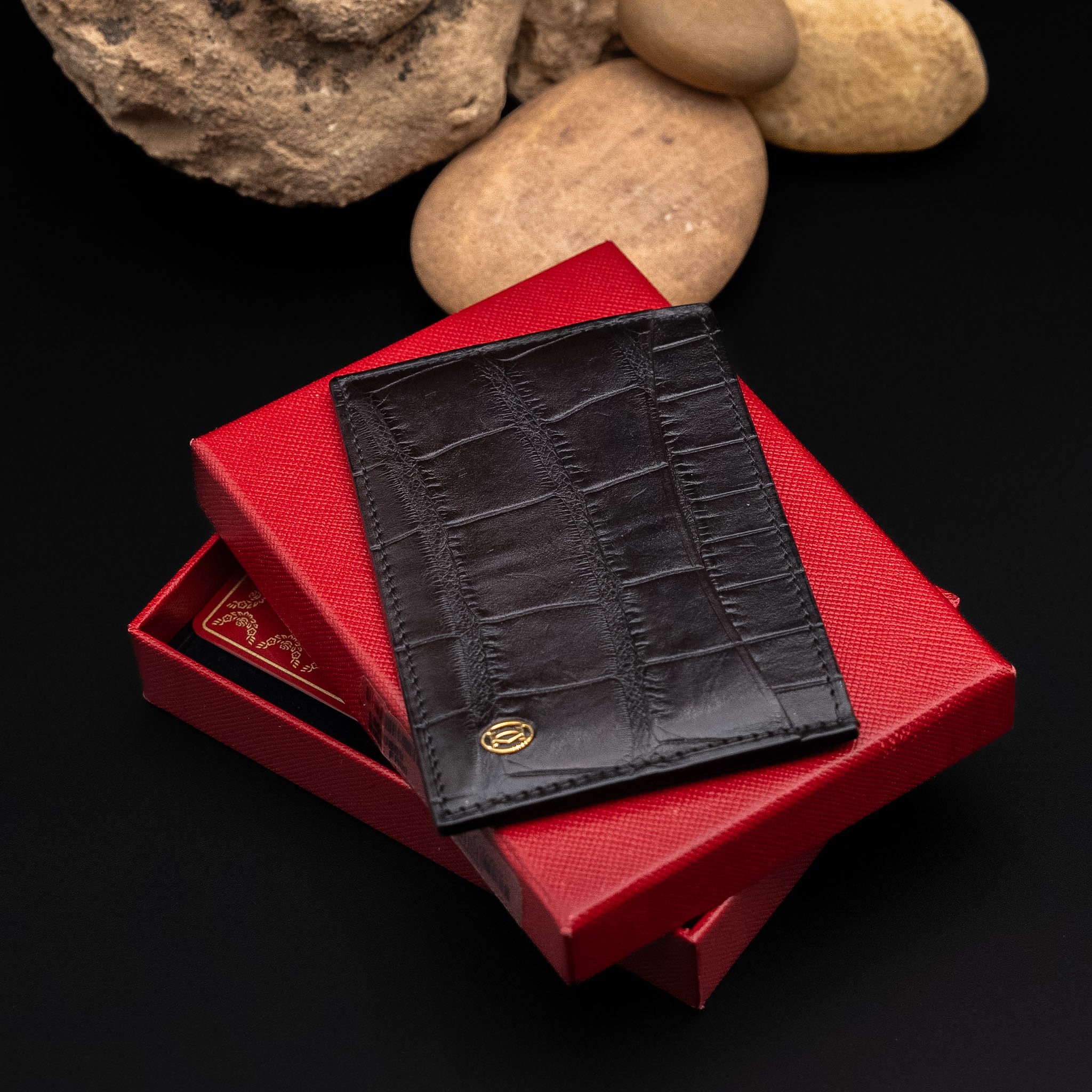 Cartier Pasha de Cartier Crocodile Leather Card Holder