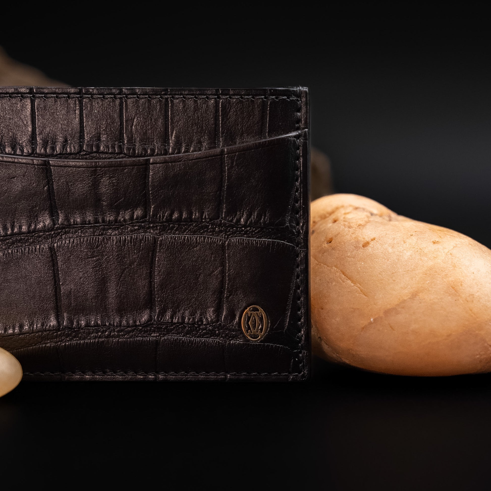 Cartier Pasha de Cartier Crocodile Leather Card Holder