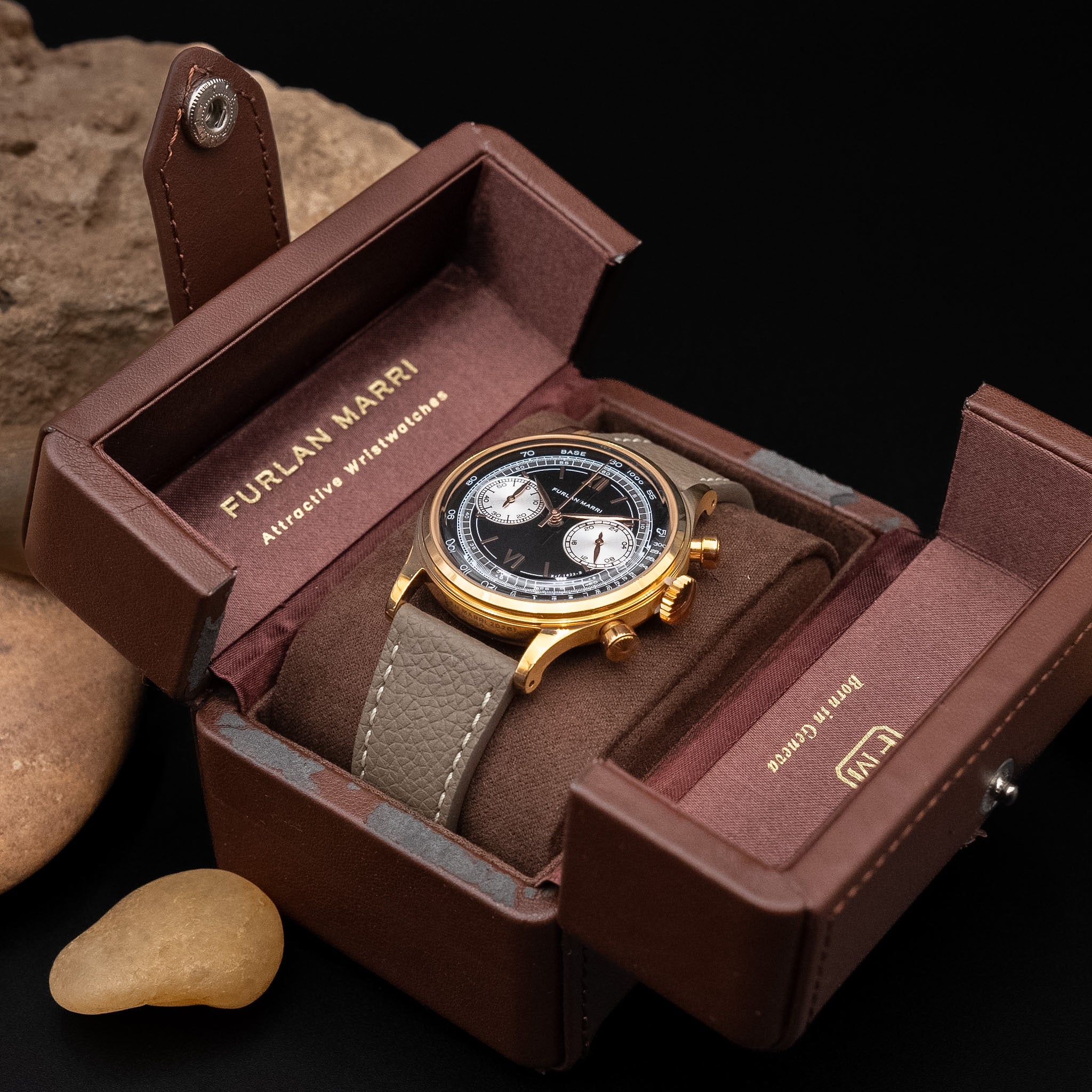 Furlan Marri Farro (Ref. 1022-B) Chronograph in Rose Gold-Plated Stainless Steel