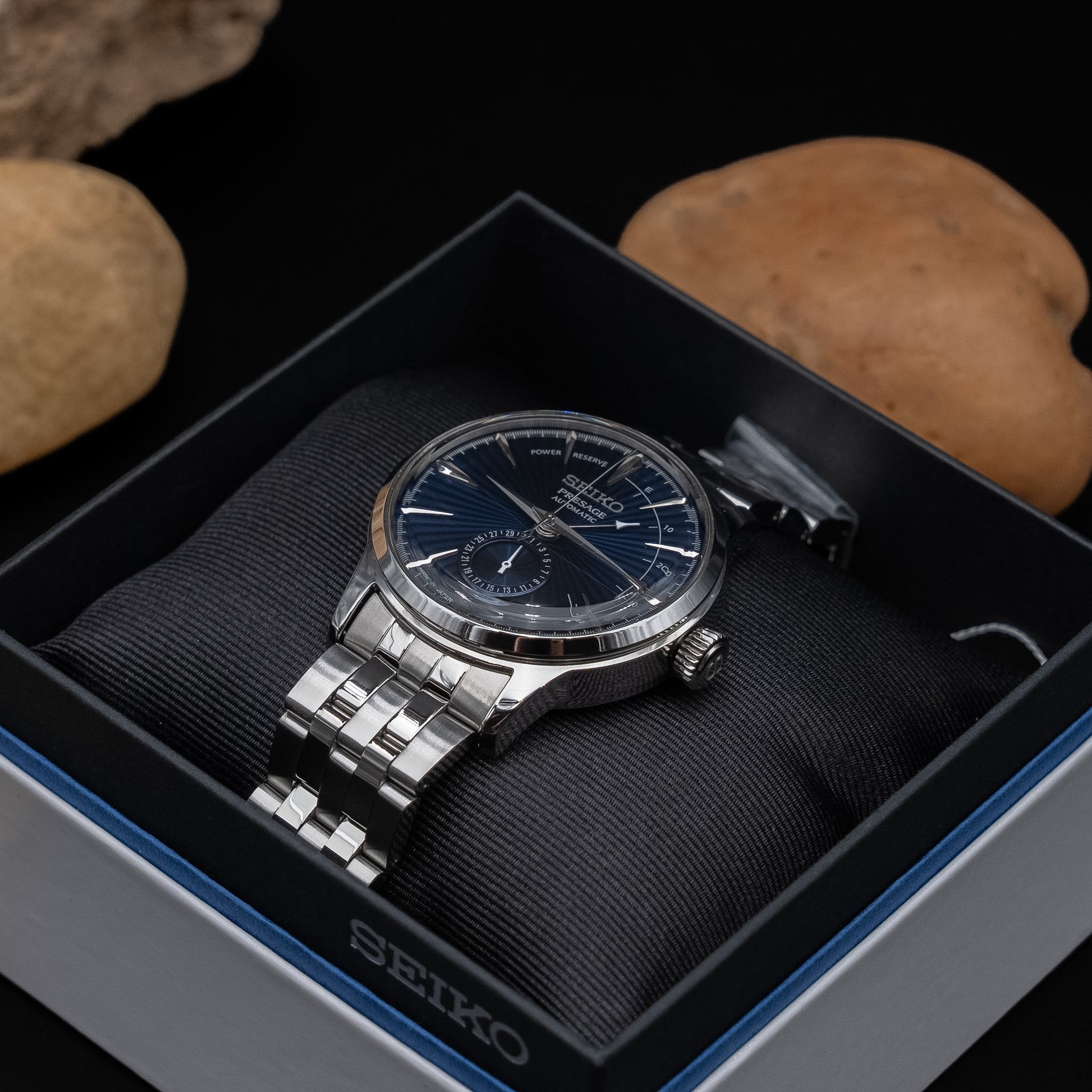 Seiko Presage Power Reserve (Ref. SSA347) Cocktail Time