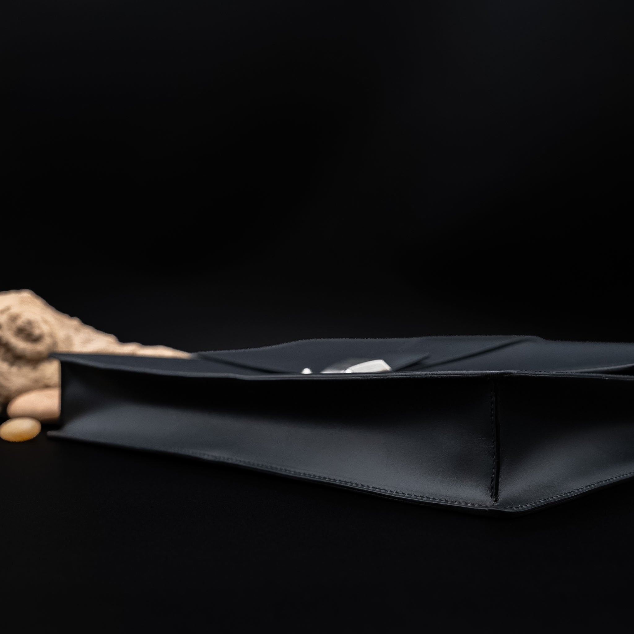 Cartier Pasha de Cartier Briefcase in Smooth Black Leather