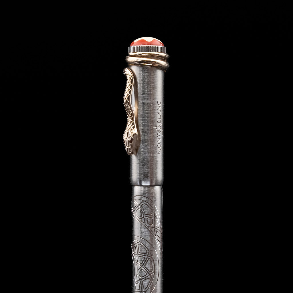 Montblanc Heritage Collection Rouge et Noir Solitaire Serpent Limited Edition 1906 Rollerball Pen (1239/1906)